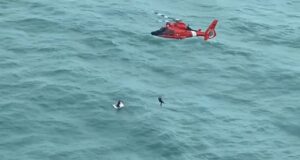 Hurricane Milton Aftermath: Coast Guard rescues man stranded in the ocean clinging to a cooler