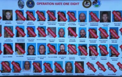 Busted: 68 defendants associated with California White Supremacist gang ‘SFV Peckerwoods’