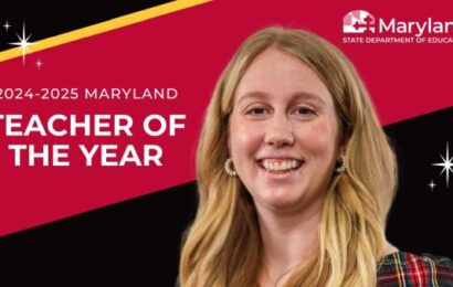 Baltimore City Public Schools teacher, Kat Locke-Jones, named '2025 Maryland Teacher of the Year'