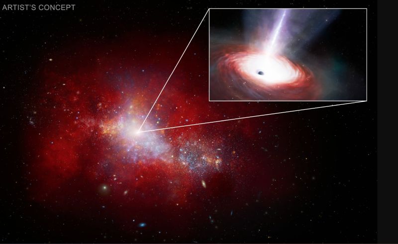 Ace News Today - Newly discovered ‘supermassive black hole’ rapidly gobbling up its home galaxy