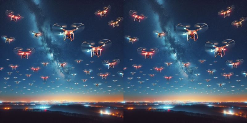 Ace News Today - NJ residents and State officials becoming increasingly wary of unidentified drones buzzing the night skies. Image credit: RDW Productions