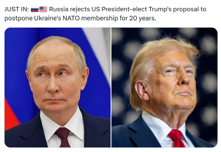 Ace News Today - Russia rejects Trump’s plan for ending the war in Ukraine 