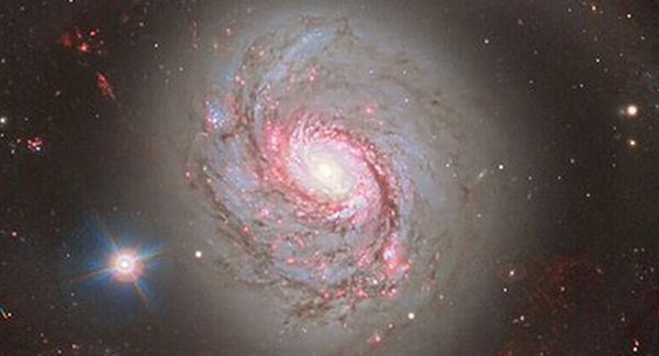 Lates hi-def image of a supermassive black hole ‘in action’ in spiral galaxy NGC 1086