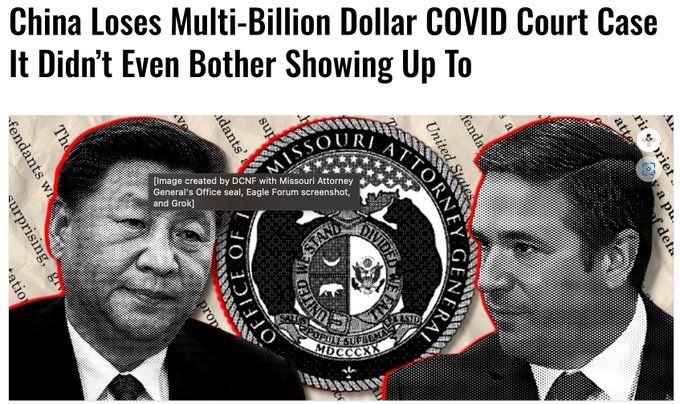 Ace News Today:  China to pay Missouri $24 billion in COVID lawsuit