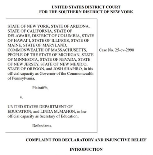 Ace News Today:  Trump administration sued over cutting millions of dollars of education funds to the U.S. States. Image credit: Office of the Maryland Attorney General