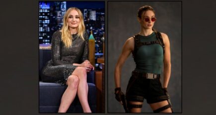 Sophie Turner unveiled as Lara Croft in first look from Amazon’s “Tomb Raider” TV Series
