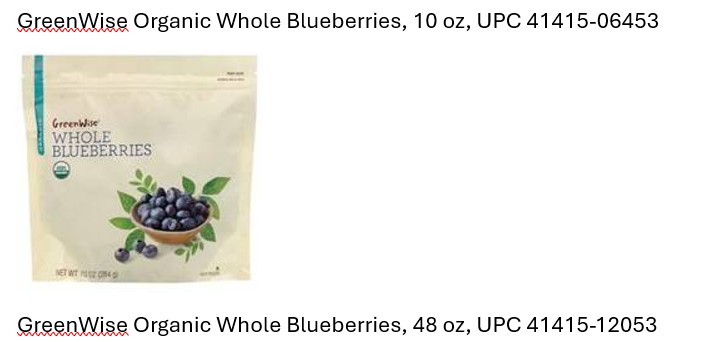 Ace News Today: Publix recalls blueberries after E. coli outbreak sickens 12, hospitalizes 4. Image credit: FDA