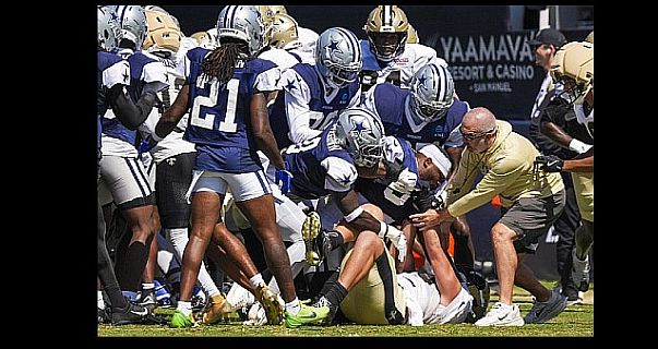 Cowboys, Saints fined $500,000 each after joint-practice brawl (Video)