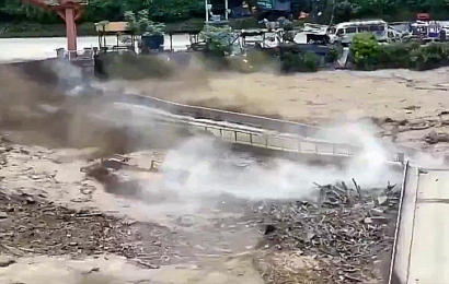 Catastrophic flood hits Nepal-China Border, hundreds dead and missing missing