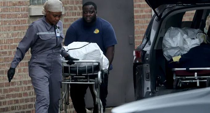 Ace News Today:  Horrifying discovery: 56 decomposing bodies found at Chicago Funeral Home. Image credity: X