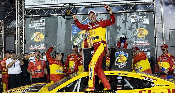 NASCAR: Joey Logano wins wild Bristol night race as late-race chaos erupts