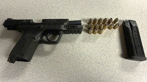 Ace News Today: Police track down gun-brandishing I-95 road rager onto APG property, arresting Baltimore man with loaded gun. Image credit: Maryland State Police