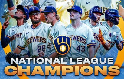 Milwaukee Brewers reach World Series for first time in 44 years, sweeping defending champion Dodgers